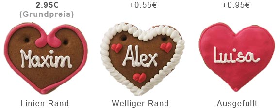 Design your Lebkuchenheart