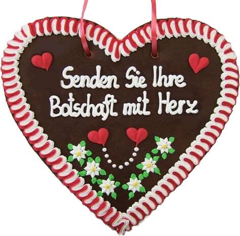 Lebkuchen heart, XXL customized