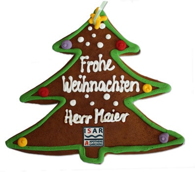 Lebkuchen - Christmas Tree, customized