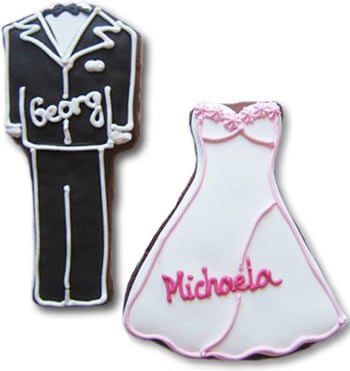 Tuxedo & Dress Gingerbread Place Cards