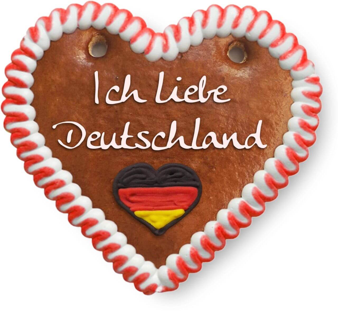 Lebkuchenherz Ich liebe Deutschland 12cm LebkuchenMarkt.de