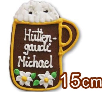 Individual Gingerbread-Beer mug, 15cm