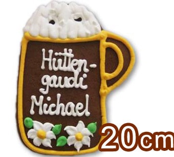 Individual Gingerbread - Beer mug, 20cm