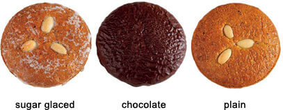 Lebkuchen einzelverpackt entweder als Zucker, Schoko oder Natur Variante
