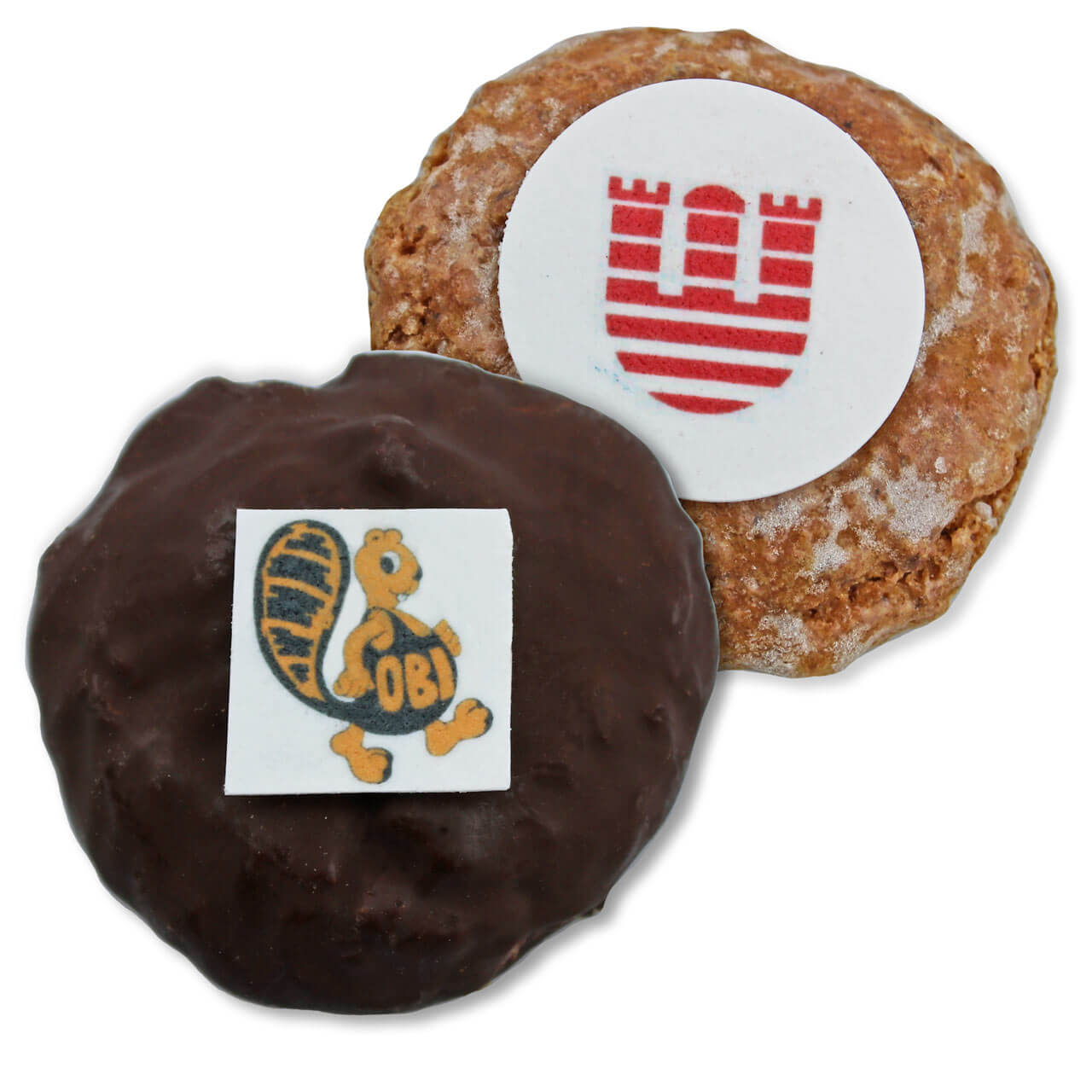 Mini-Lebkuchen inkl. Logo einzeln verpackt | Lebkuchen-Markt.de