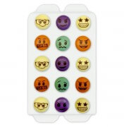 Candy decorations colorful smileys , 15 pieces