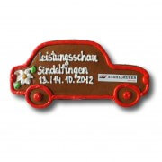 Gingerbread-car - Retro individual, 23cm - optional with logo