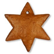 Gingerbread Star blank, 15cm