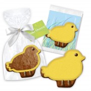 Giveaway chick, approx. 12cm - incl. greeting card for easter