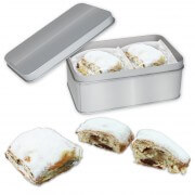 Stollen cake confectionery in tin - 4 pieces