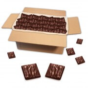 Wafer sheets with dark chocolate, loose goods - 3 kg