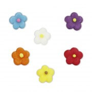 Candy decoration flowers small, 210 pieces