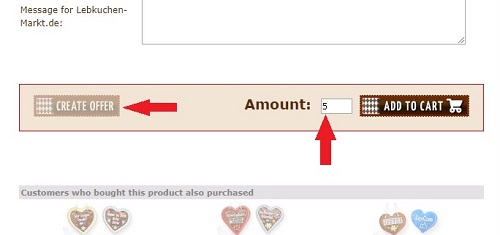 choose amount and create offer create your offer