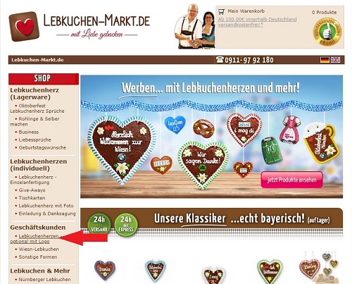 Screenshot: Kategorie wählen Screenshot: Wählen Sie eine Kategorie