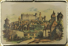 Eine alte Zeichnung von Nürnberg im Mittelalter