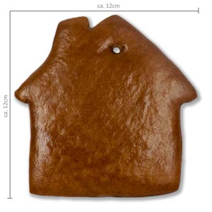 Lebkuchen Haus Rohling, 12cm