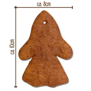 Lebkuchen Nikolaus Rohling 12cm