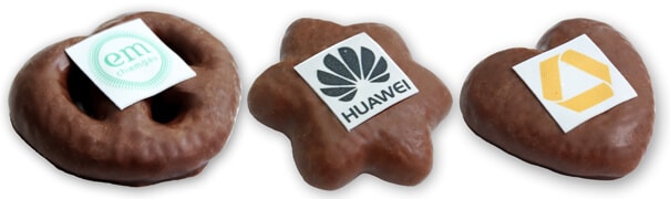 Mini-Lebkuchen mit Logo