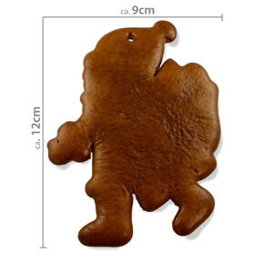 Lebkuchen Weihnachtsmann Rohling 12cm