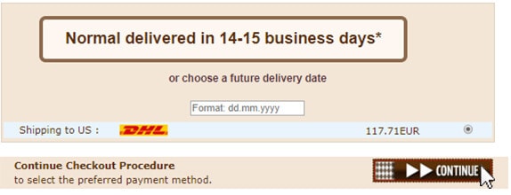 shipping costs for international orders step 5