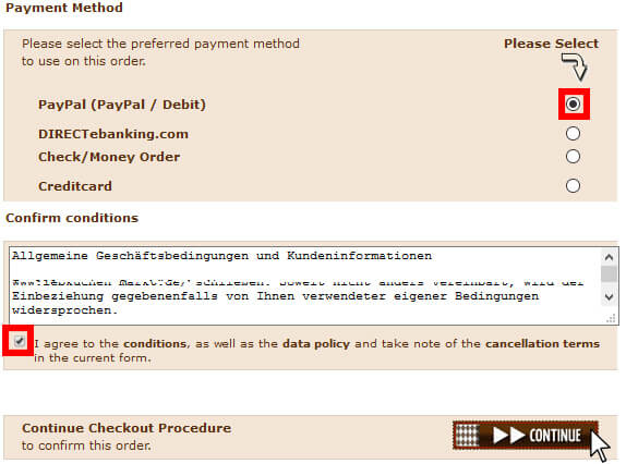 shipping costs for international orders step 6