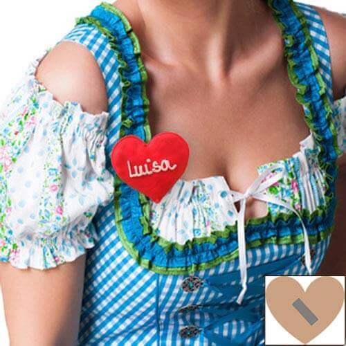 Lebkuchenherz-Anstecker Dirndl