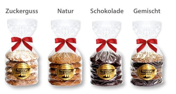 Nürnberger Lebkuchen 5er Sortiment