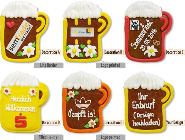 decoration gingerbread beermug