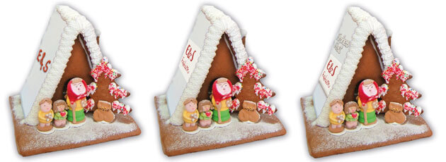 Advertising with the gingerbread - witches house size L