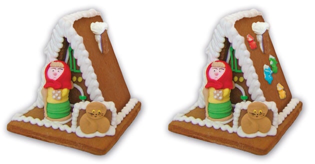 Gingerbread witch house size M - decoration options