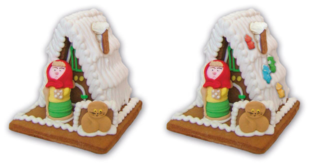 Gingerbread witch house size M - decoration options