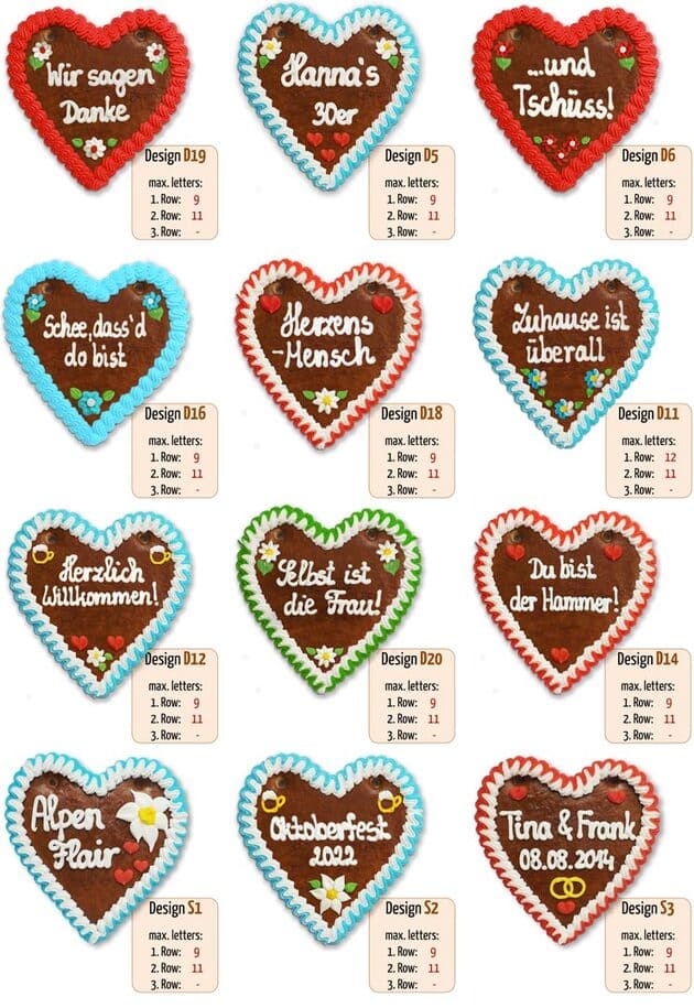 Decorations Gingerbread Heart 16 cm