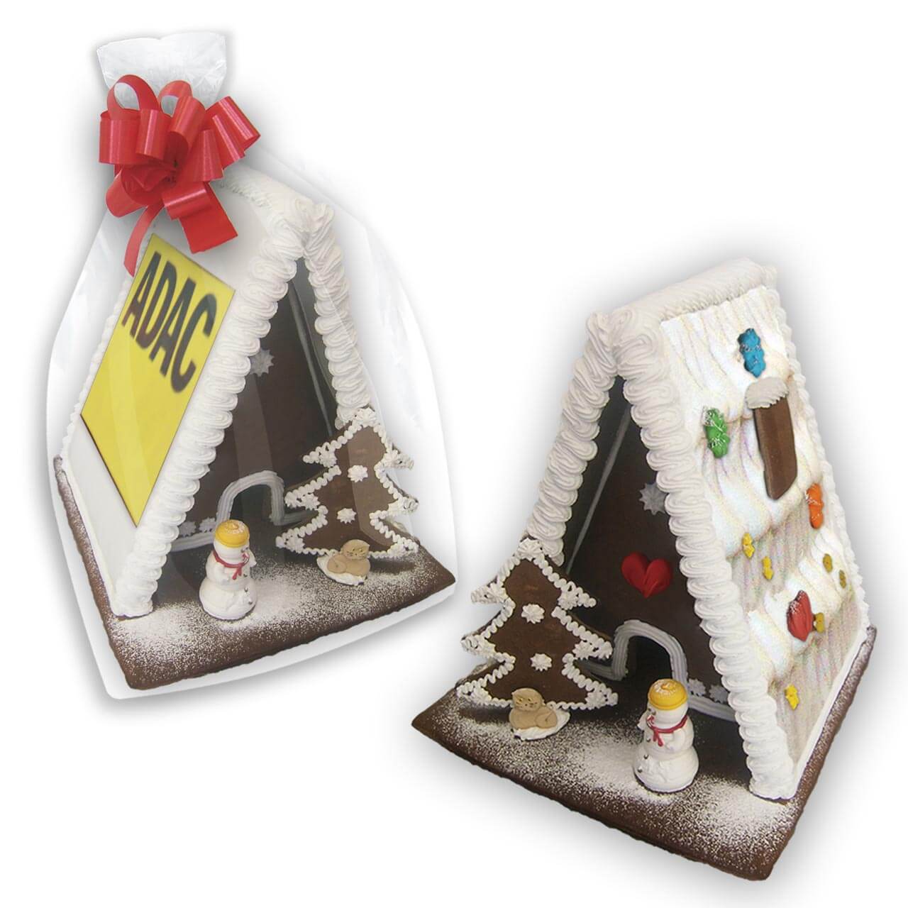Personalized Gingerbread witch house with logo - extra large