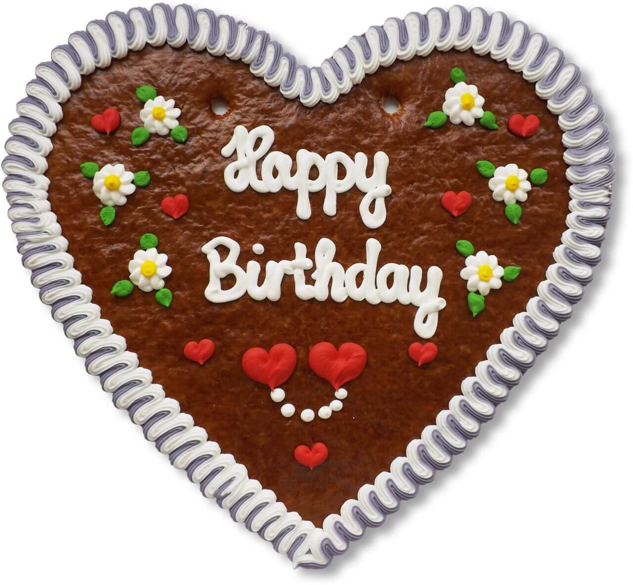 Lebkuchenherz Happy Birthday XXL Lebkuchenherz LebkuchenMarkt.de