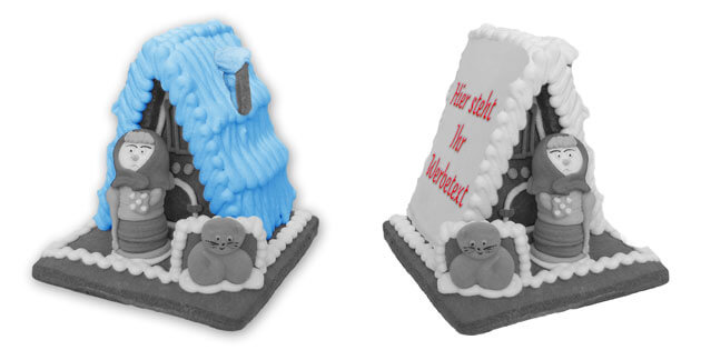 Dach- und Schriftfarbe für das Lebkuchen-Hexenhaus M 