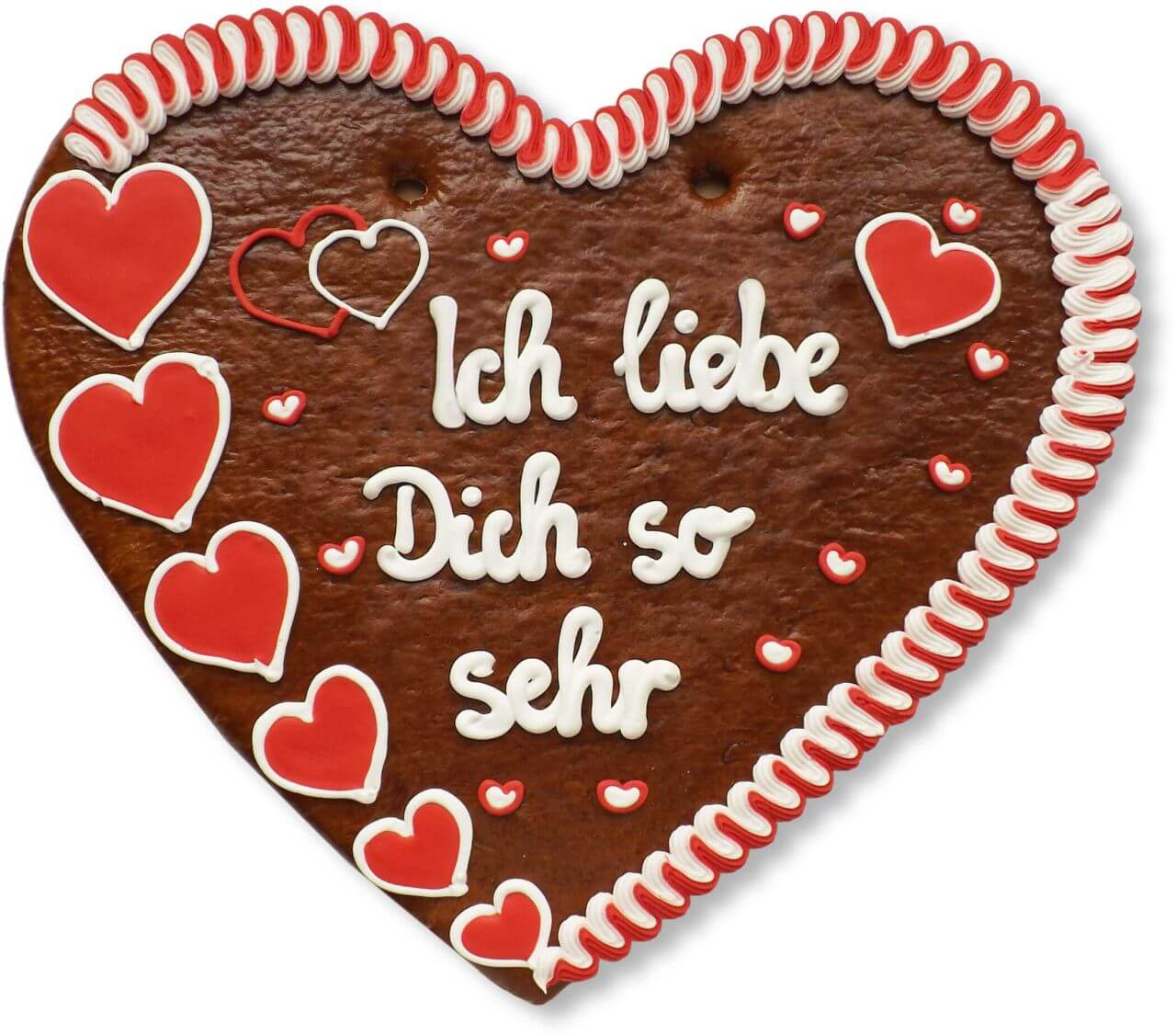 Lebkuchenherz Ich liebe Dich so sehr XXL Lebkuchenherz LebkuchenMarkt.de