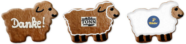 designs easter lamb with logo