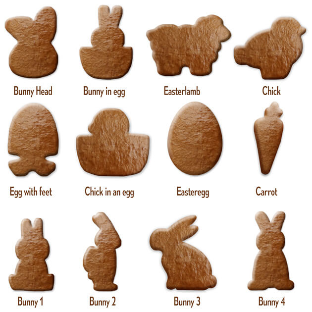 Shapes Easter Coookie