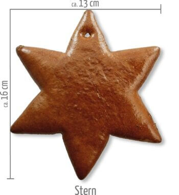 Lebkuchen Stern Tannenbaum