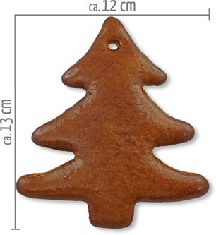 blank gingerbread tree