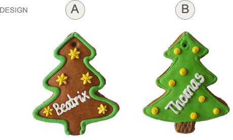 Placing Cards - Gingerbread Tree