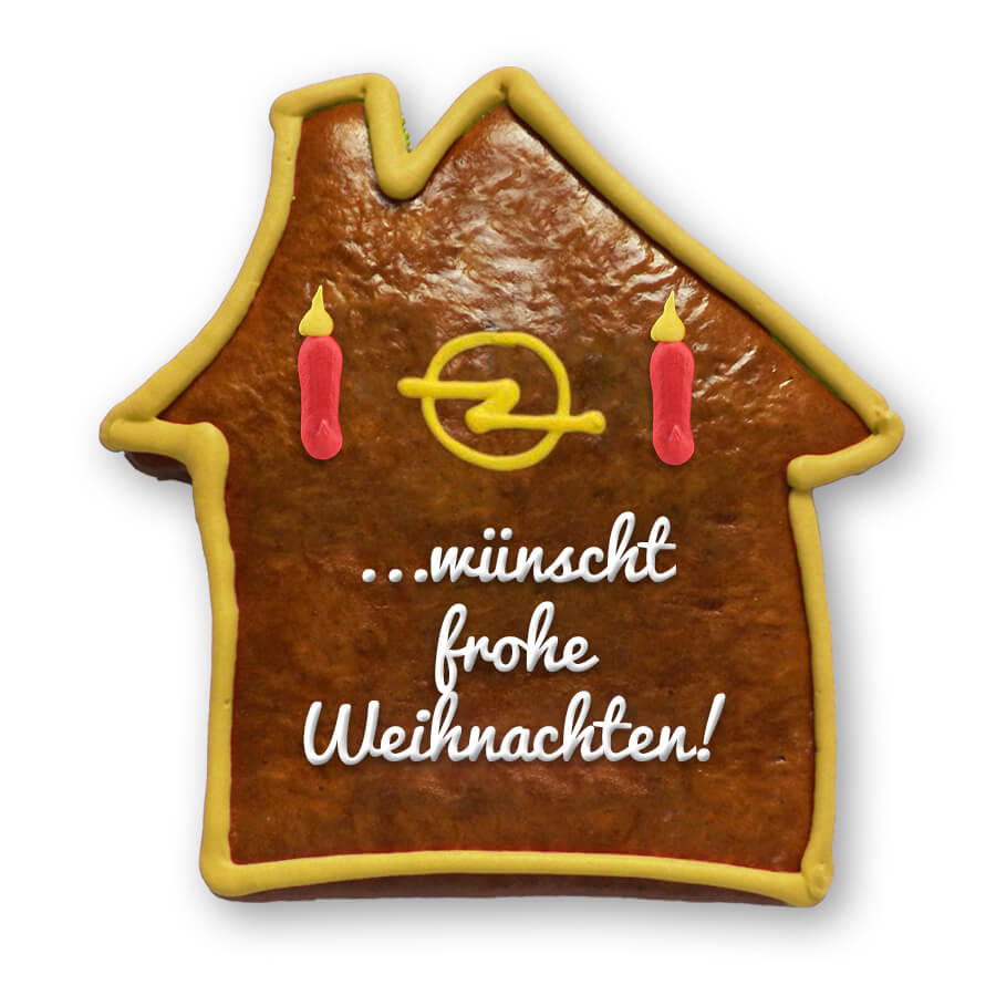 Gingerbread house flat, customized 30cm