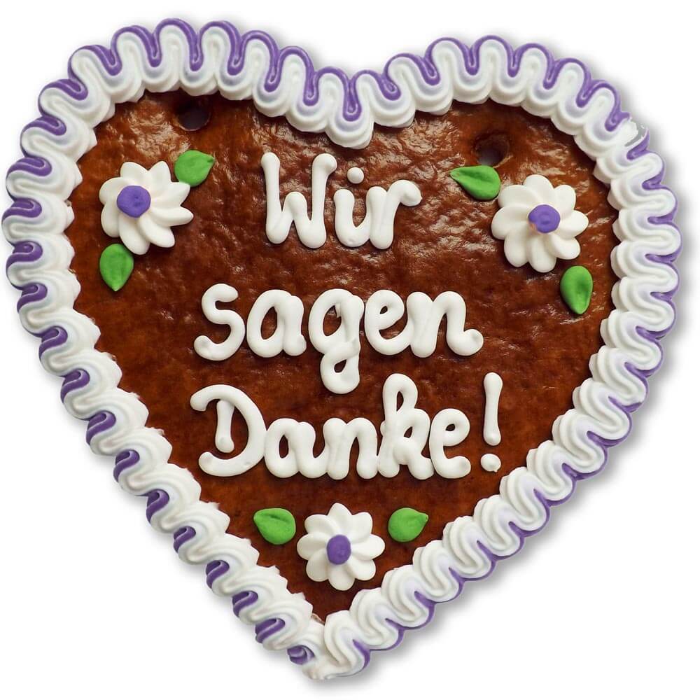 18cm Lebkuchenherz individuell bestellen ab 3,89€ / Stück