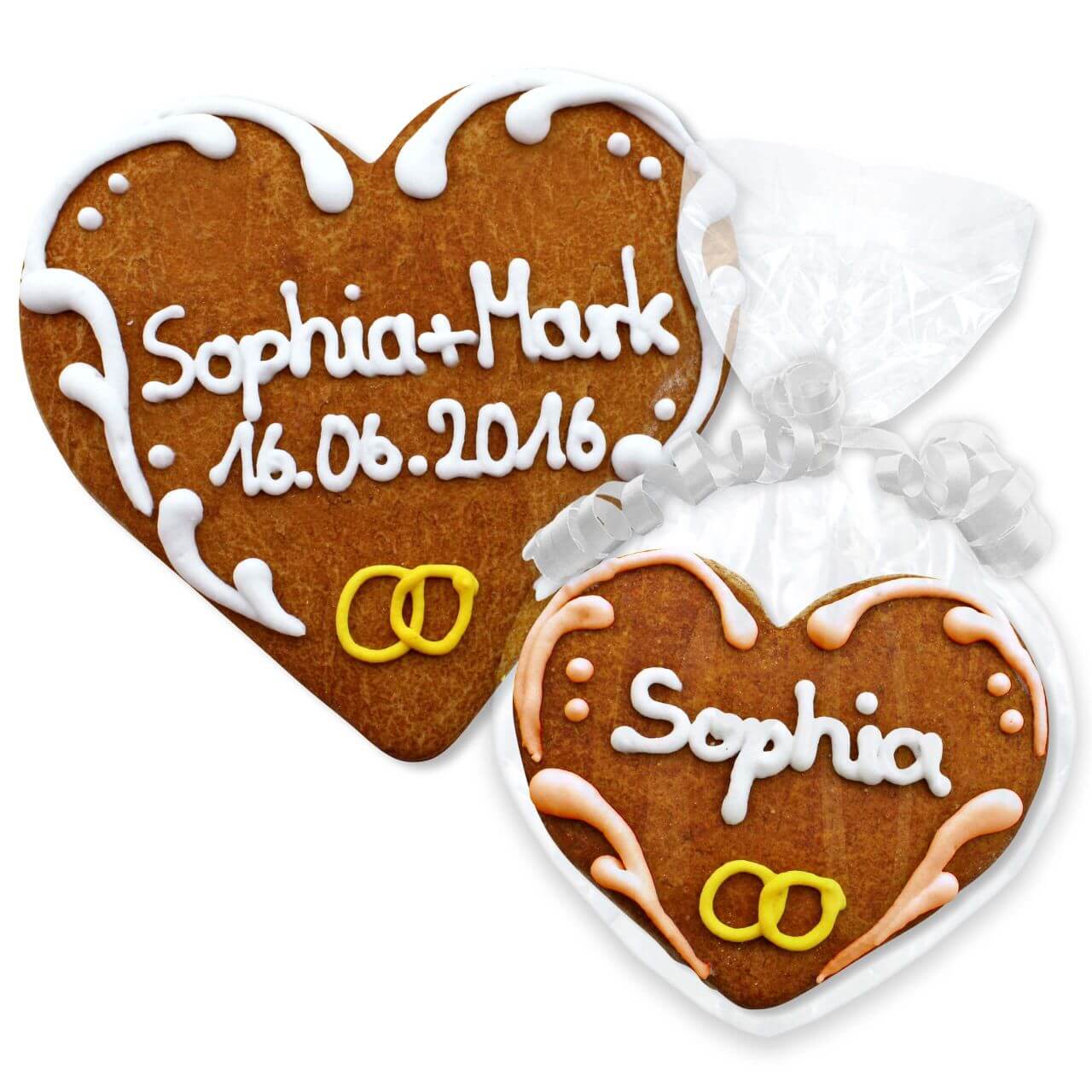 Gingerbread Heart Place Card Sophia