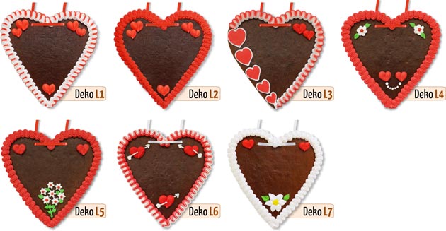 Gingerbread heart decoration love friendship