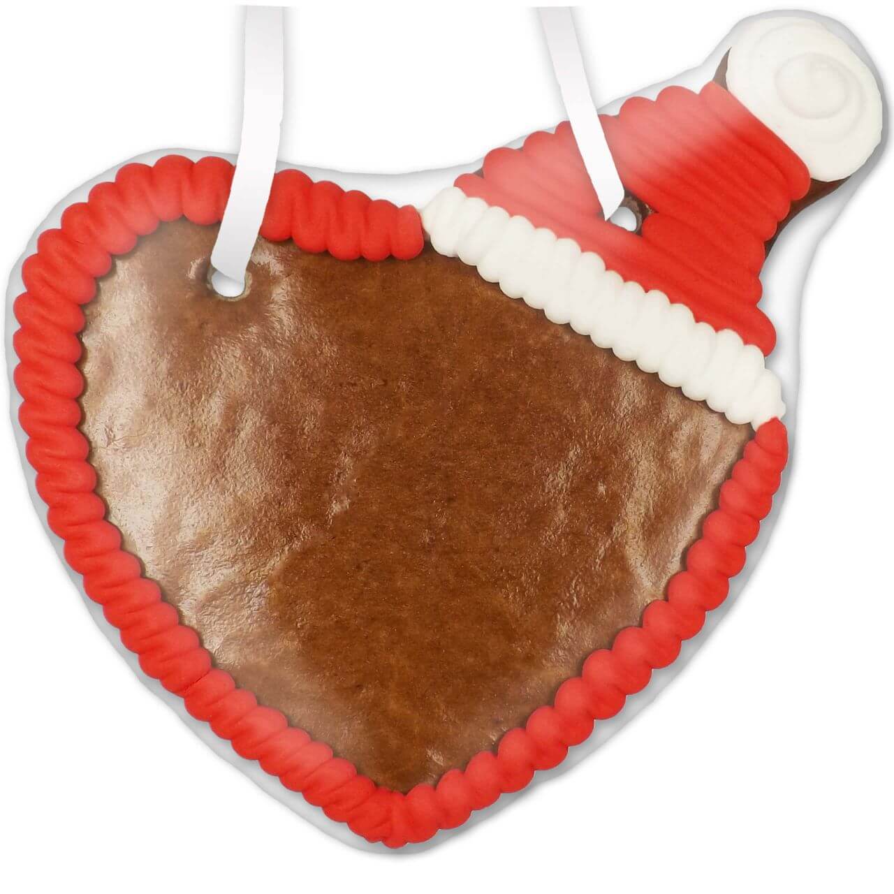 Gingerbread heart with cap, blank with edge 41cm
