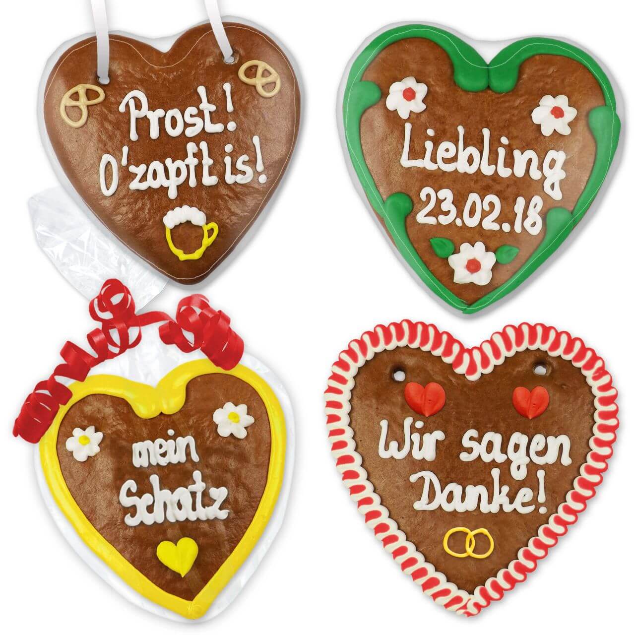 14cm gingerbread heart Designed according to your wishes