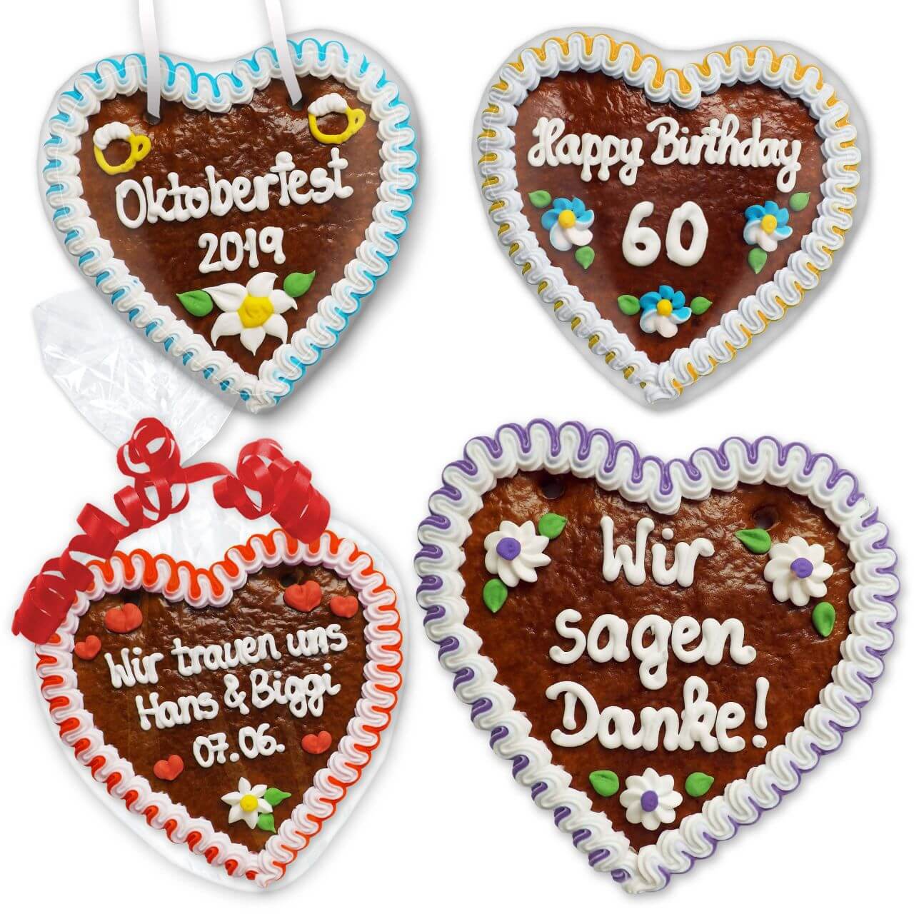 As you desired gingerbread heart 18cm