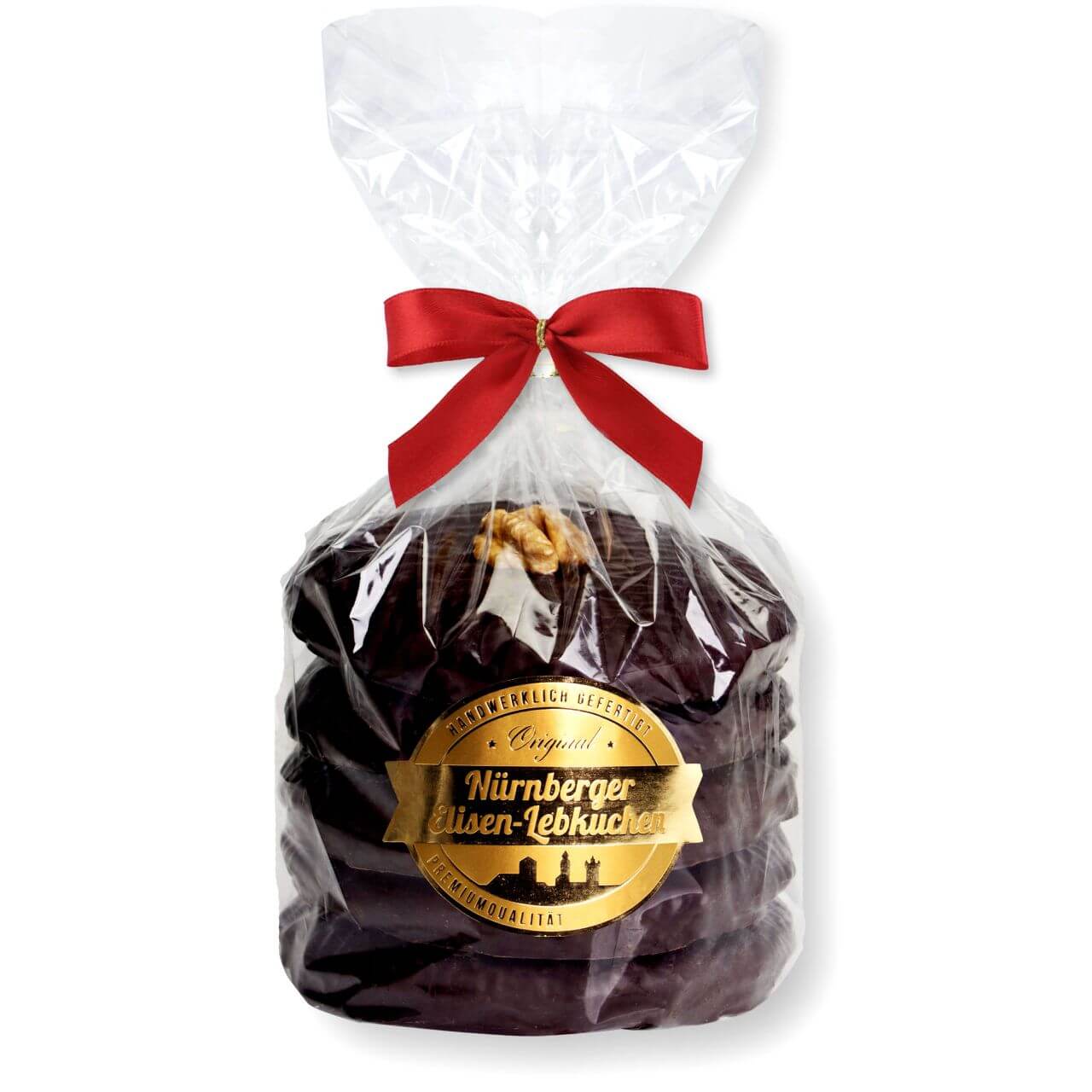 Walnuss Lebkuchen Nürnberger Elisenlebkuchen Qualität - 5 Stück