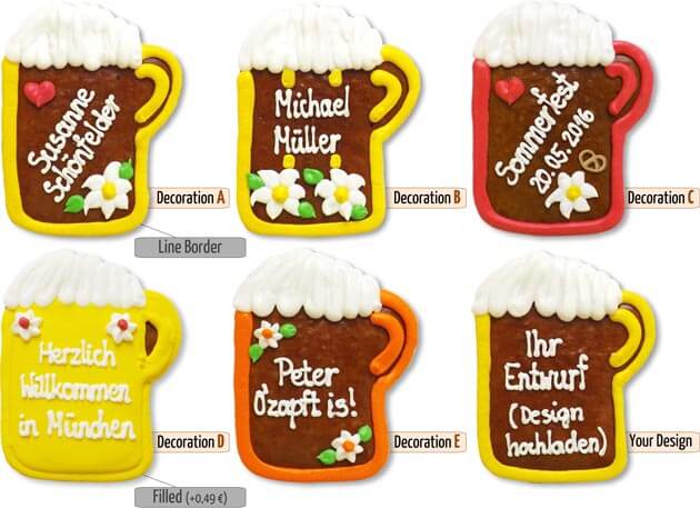 decoration beermug placecard